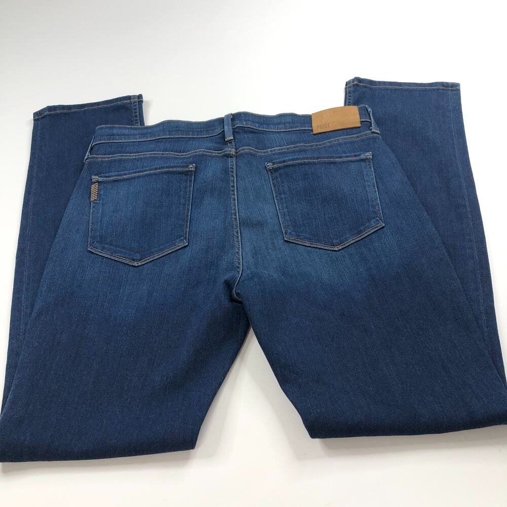 Paige Federal Slim Straight 34 (Fits 36W 33L) Mid Rise Denim Jeans